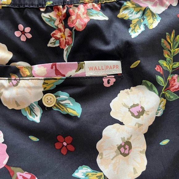 Men’s Floral Wall Papr Swim Trunks Shorts Beach Pool size XL NWOT - Picture 3 of 4